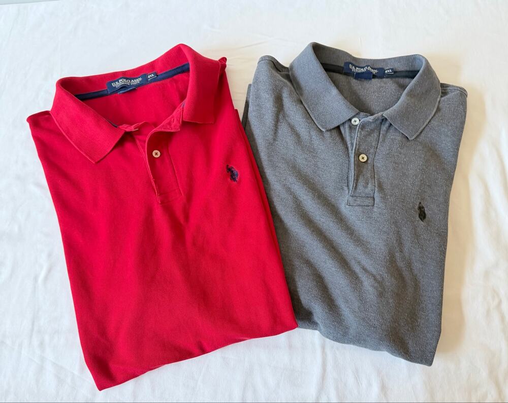 U.S. Polo Assn. Ultimate Pique Lot of 2 Polo Short Sleeve Shirts Men’s Size 4XL